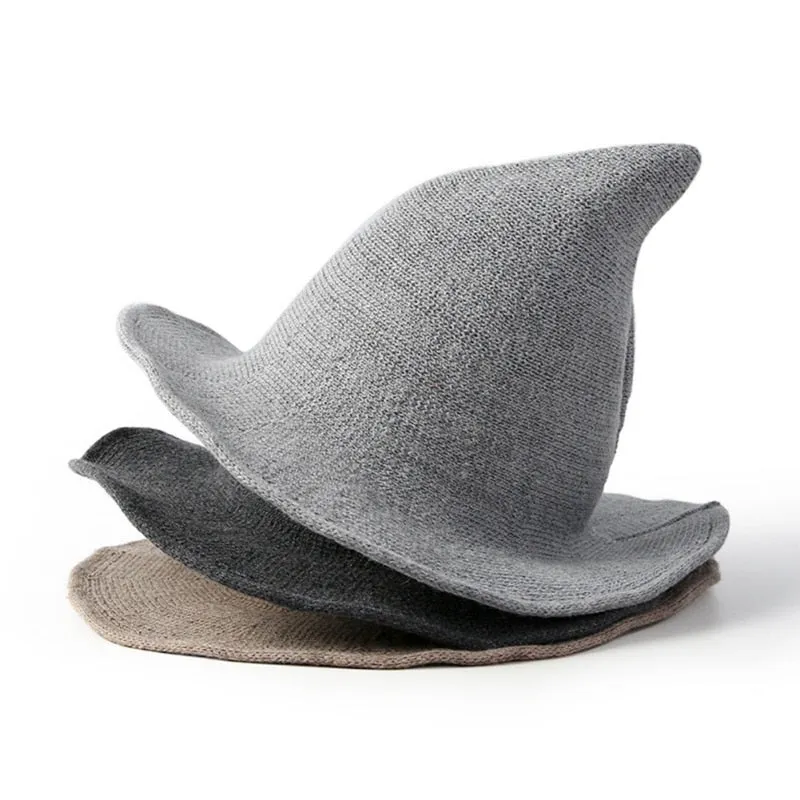 Halloween wool Knit witch hat/Fancy Dress Hat