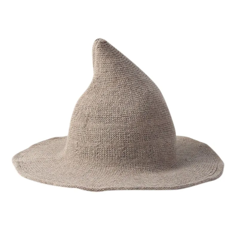 Halloween wool Knit witch hat/Fancy Dress Hat