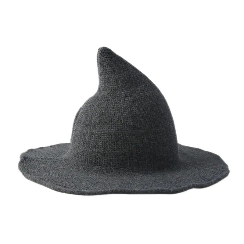 Halloween wool Knit witch hat/Fancy Dress Hat