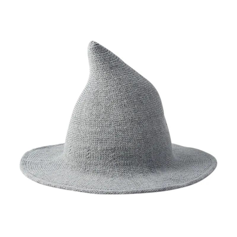 Halloween wool Knit witch hat/Fancy Dress Hat