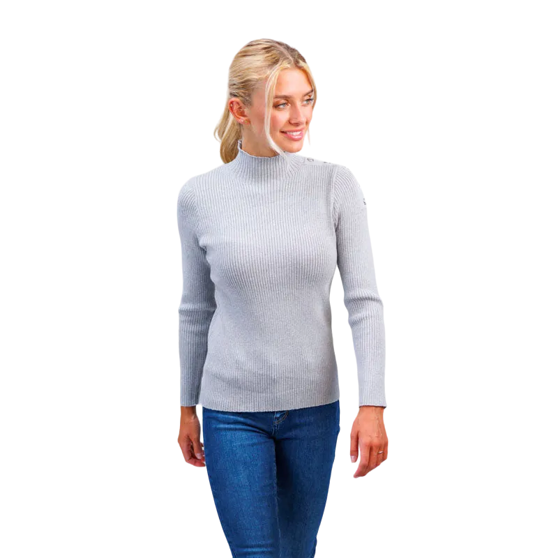 Harcour - Pull femme Swambi gris mélangé