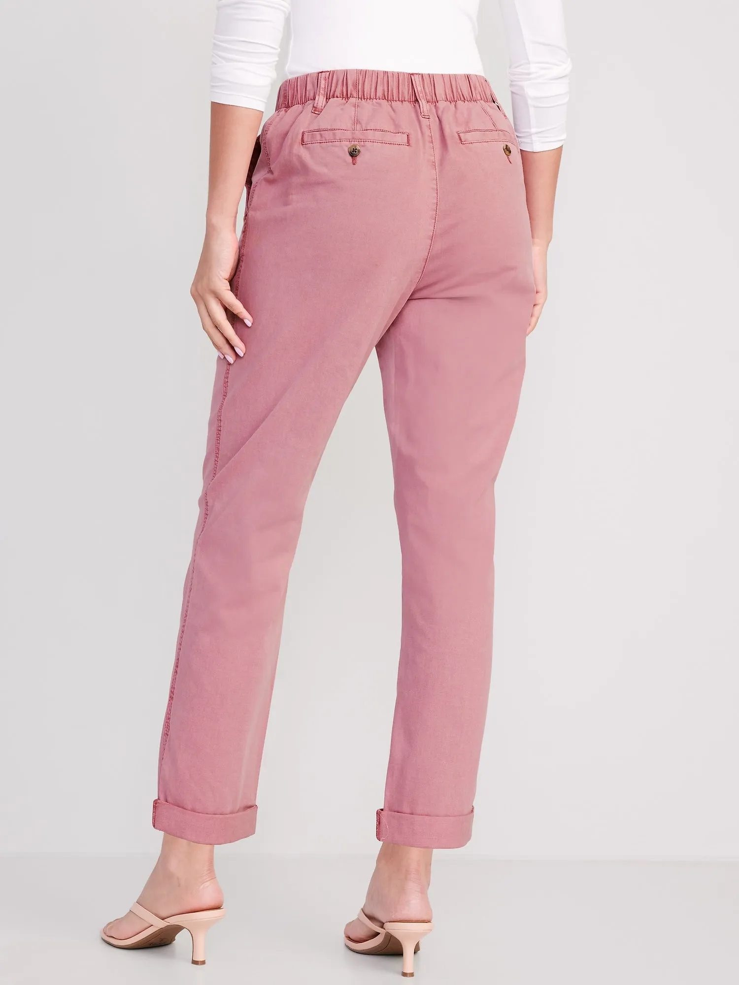 High-Waisted OGC Chino Pants for Women