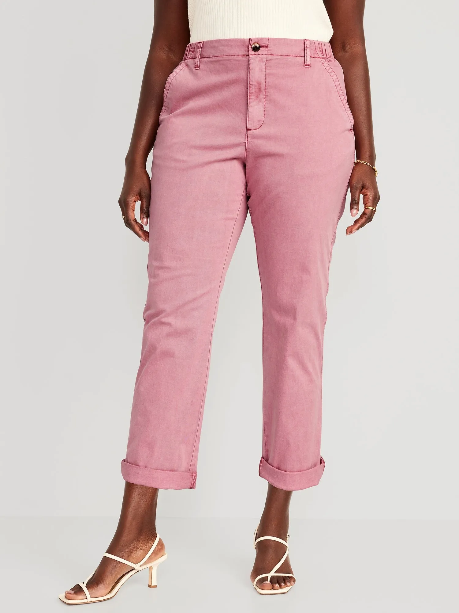 High-Waisted OGC Chino Pants for Women