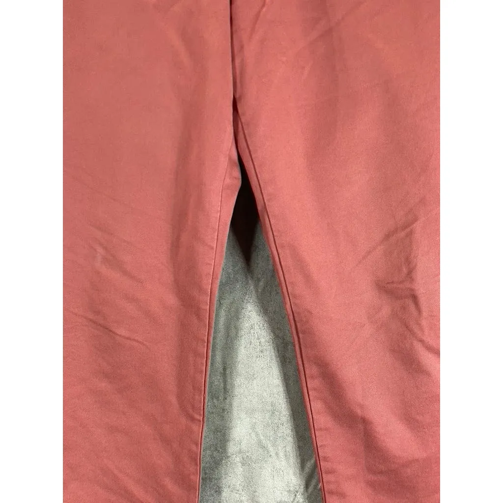J.CREW Men's Coral Broken-In Straight-Leg Chino Pants SZ 32X32