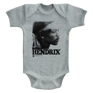 Jimi Hendrix Vintage Face Baby Bodysuit