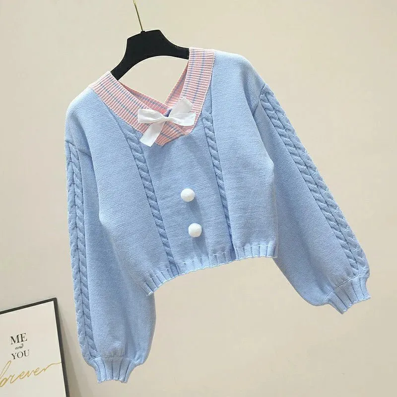 Kawaii Pastel Cardigan Sweater