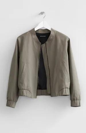 KHAKI BOMBER JACKET