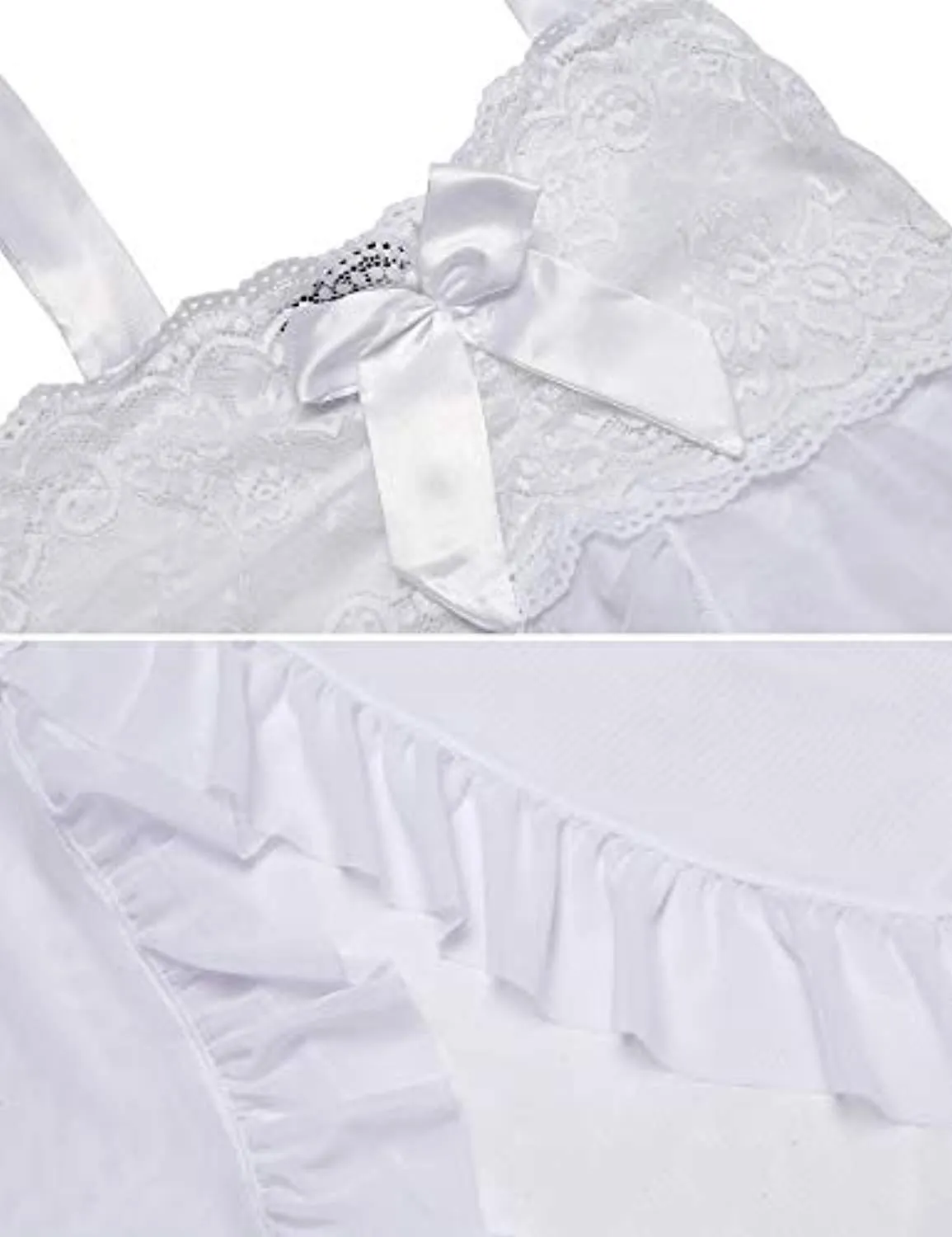 Lace strap  Lingerie gown