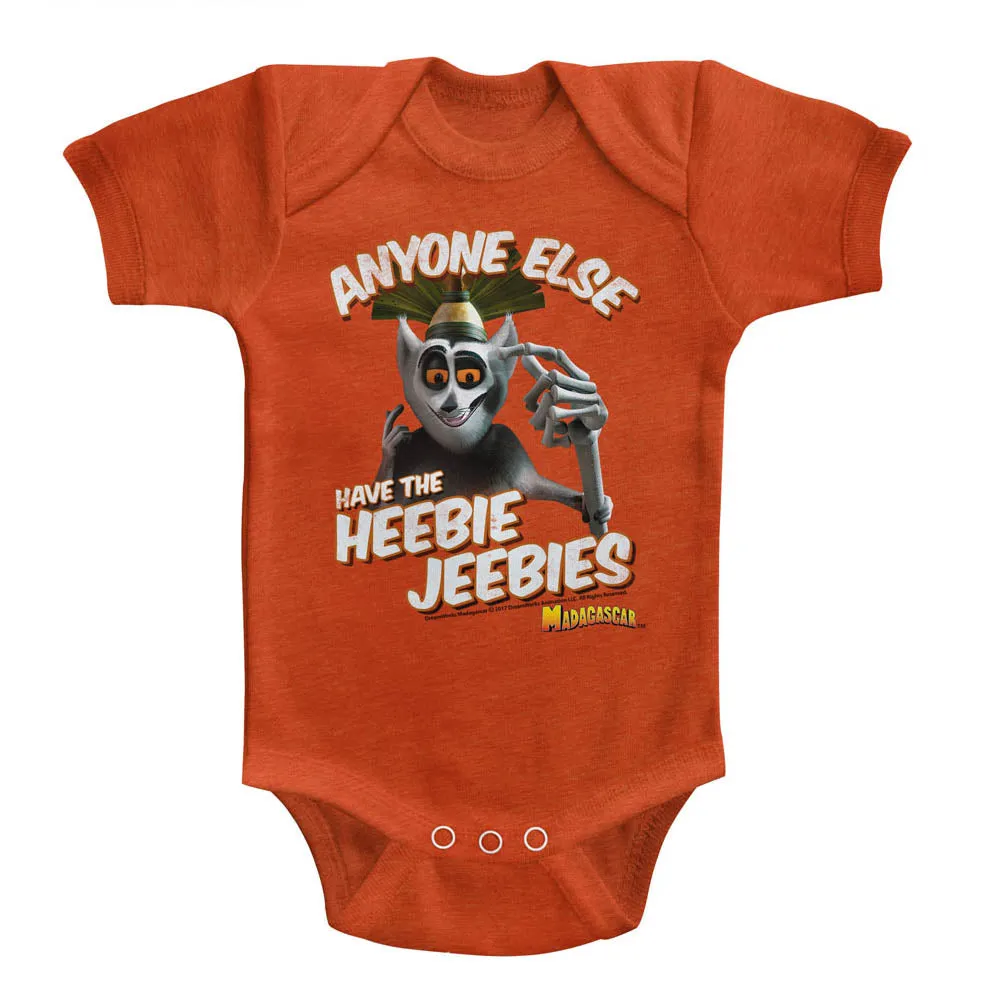 Madagascar Jeebies Baby Heather Bodysuit