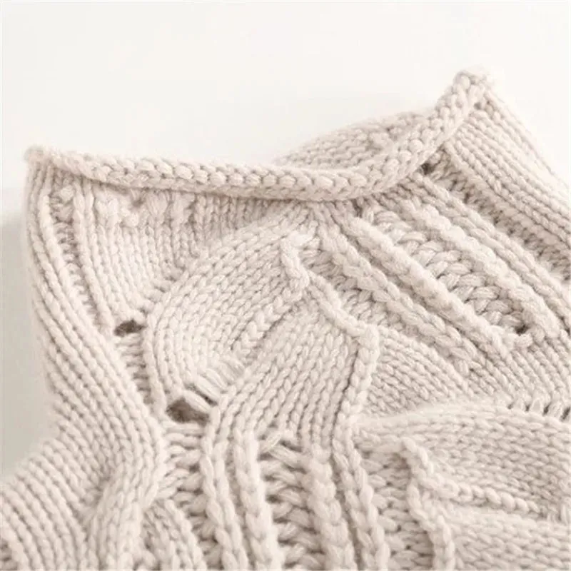 Marlowe Twist Turtleneck Sweater