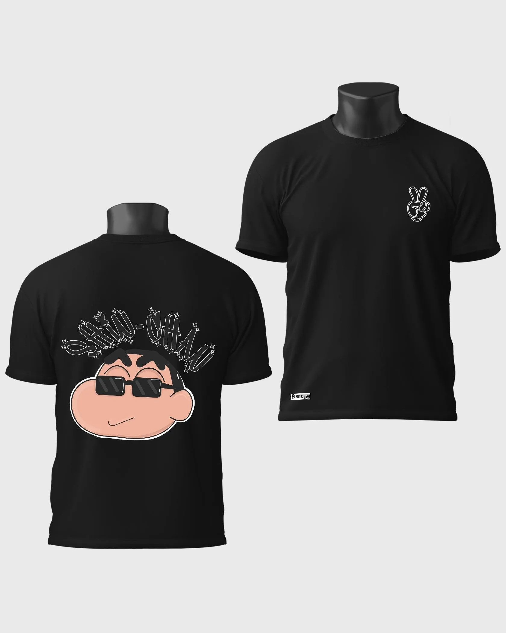 Mens Regular Tshirt Cartoon Shinchan