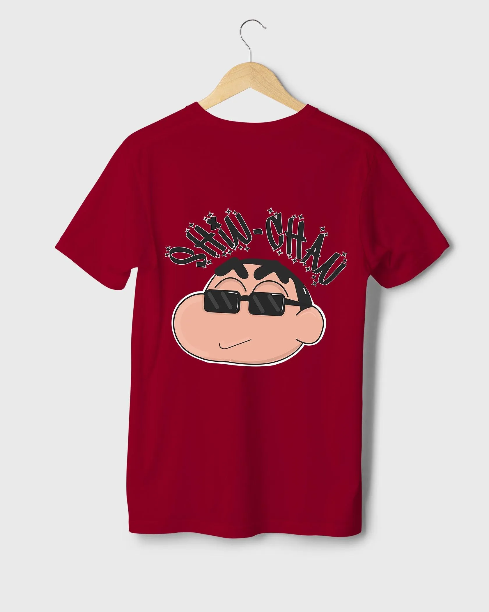 Mens Regular Tshirt Cartoon Shinchan