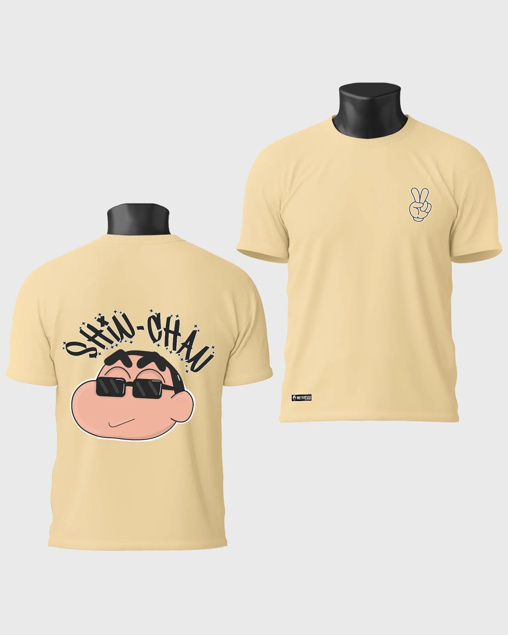Mens Regular Tshirt Cartoon Shinchan