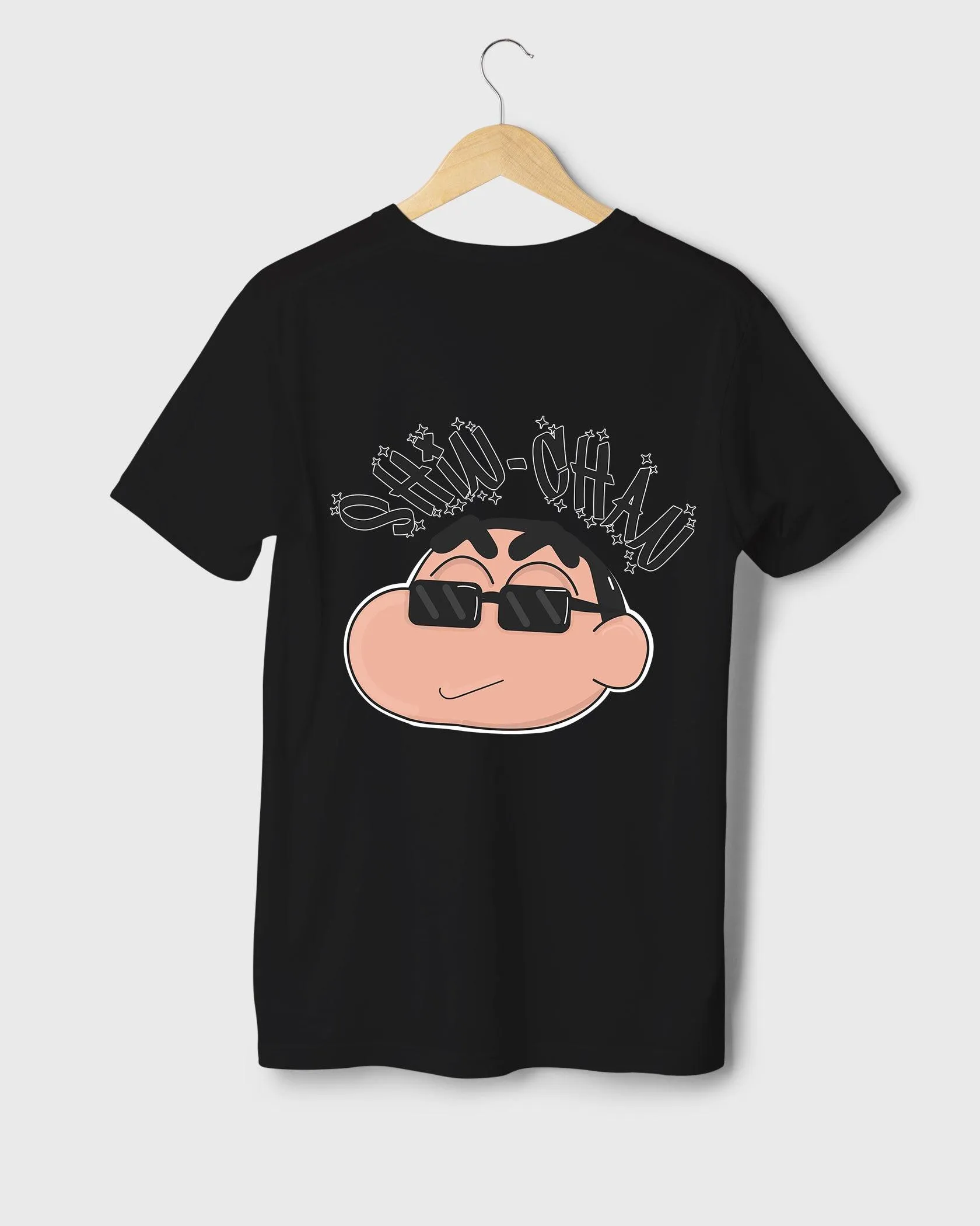 Mens Regular Tshirt Cartoon Shinchan