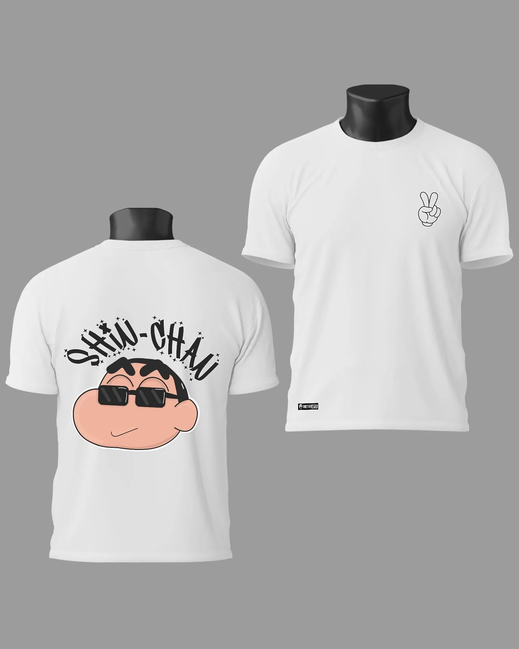 Mens Regular Tshirt Cartoon Shinchan