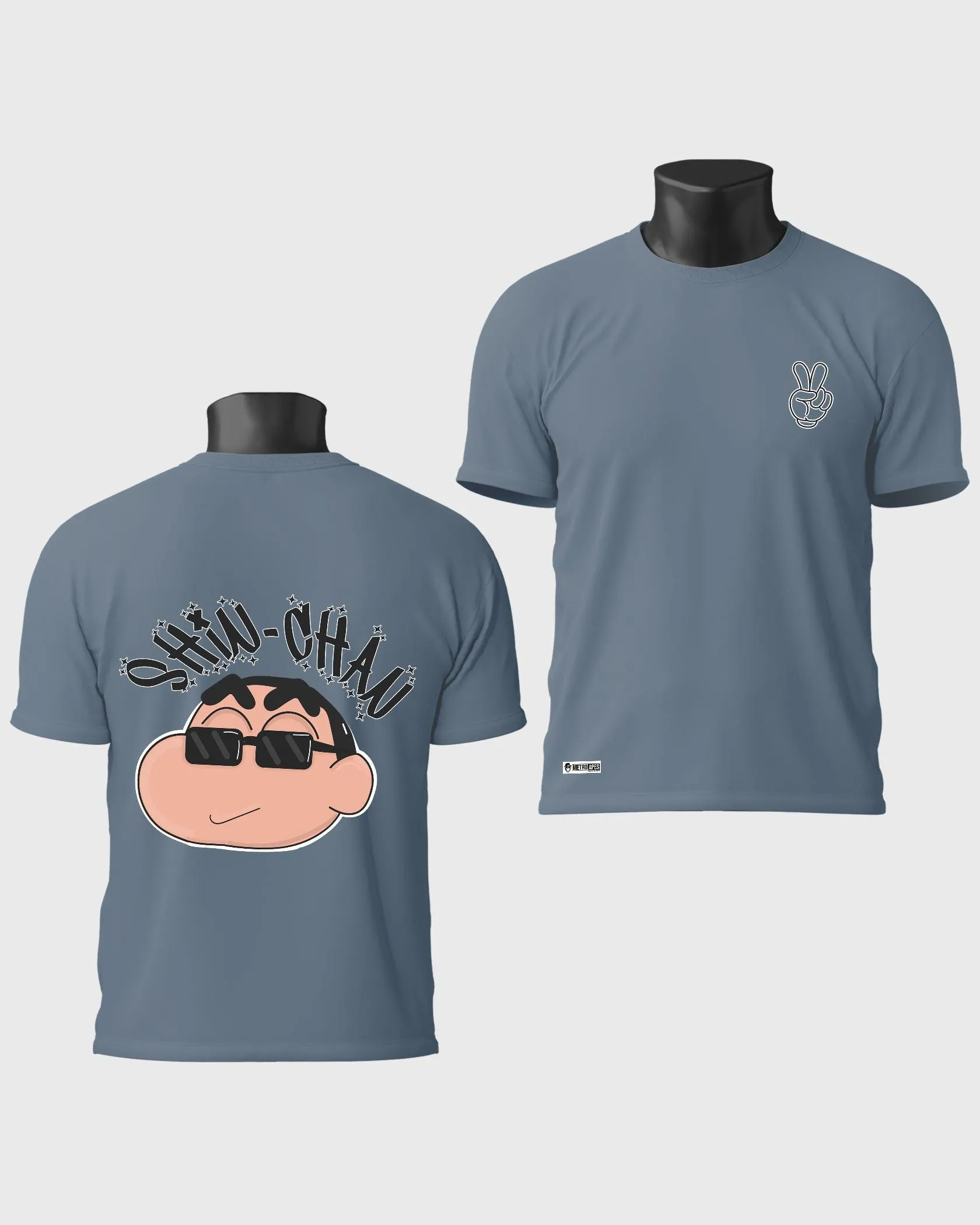 Mens Regular Tshirt Cartoon Shinchan