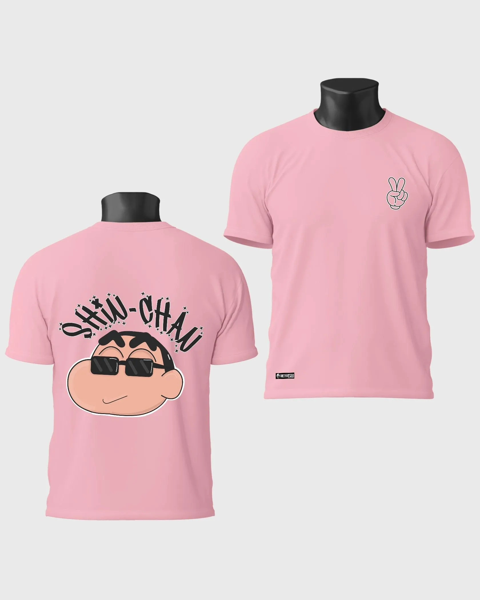 Mens Regular Tshirt Cartoon Shinchan