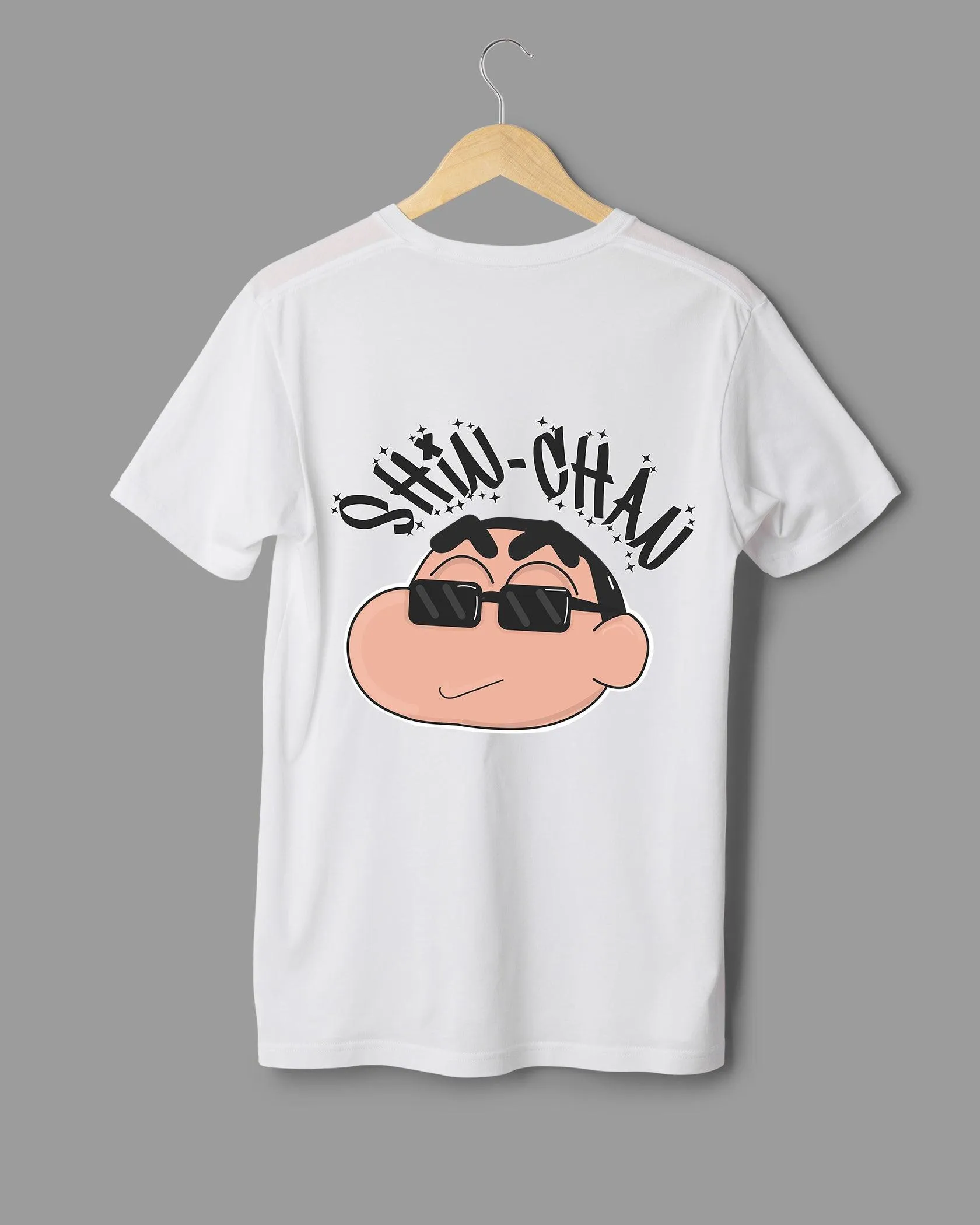 Mens Regular Tshirt Cartoon Shinchan
