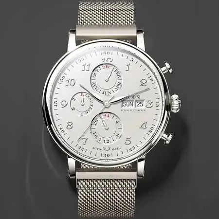 Men's Watches Switzerland LOBINNI Luxury Brand Perpetual Calendar Multi-Function Seagull Automatic Mechanical Sapphire L13019-6