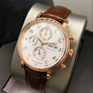 Men's Watches Switzerland LOBINNI Luxury Brand Perpetual Calendar Multi-Function Seagull Automatic Mechanical Sapphire L13019-6