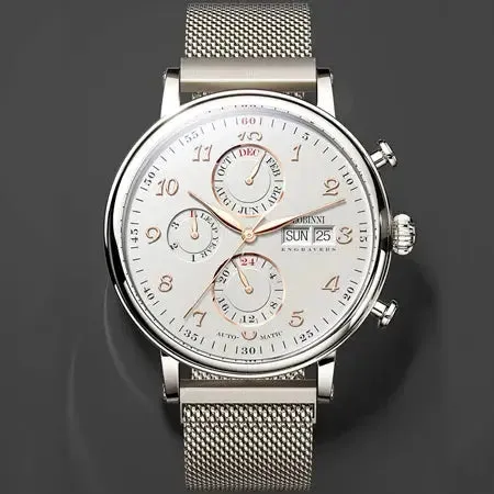 Men's Watches Switzerland LOBINNI Luxury Brand Perpetual Calendar Multi-Function Seagull Automatic Mechanical Sapphire L13019-6