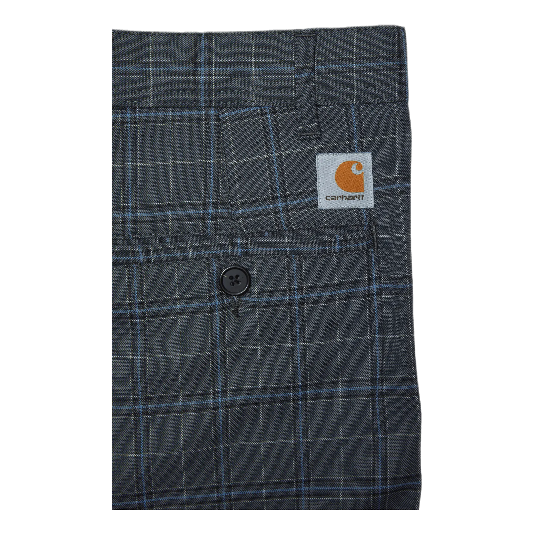 Menson Pant Stowe Check, Wave /rigid