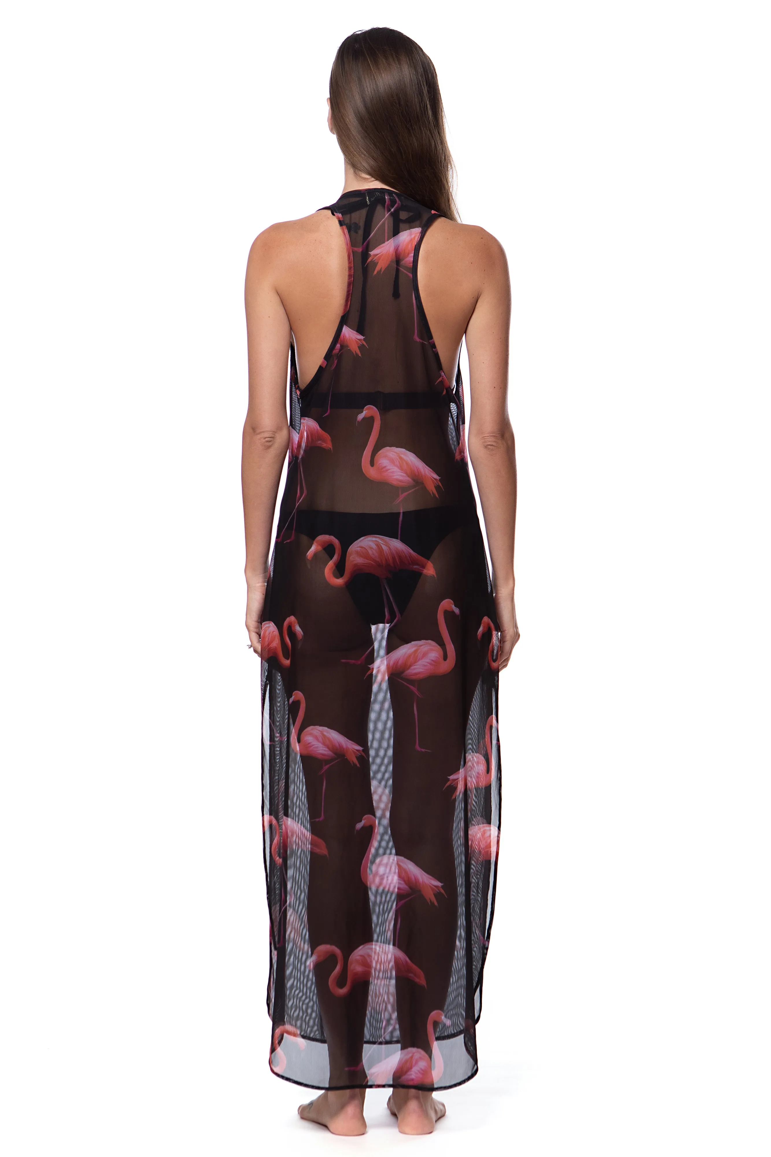Mesh Tank Dress Coverup