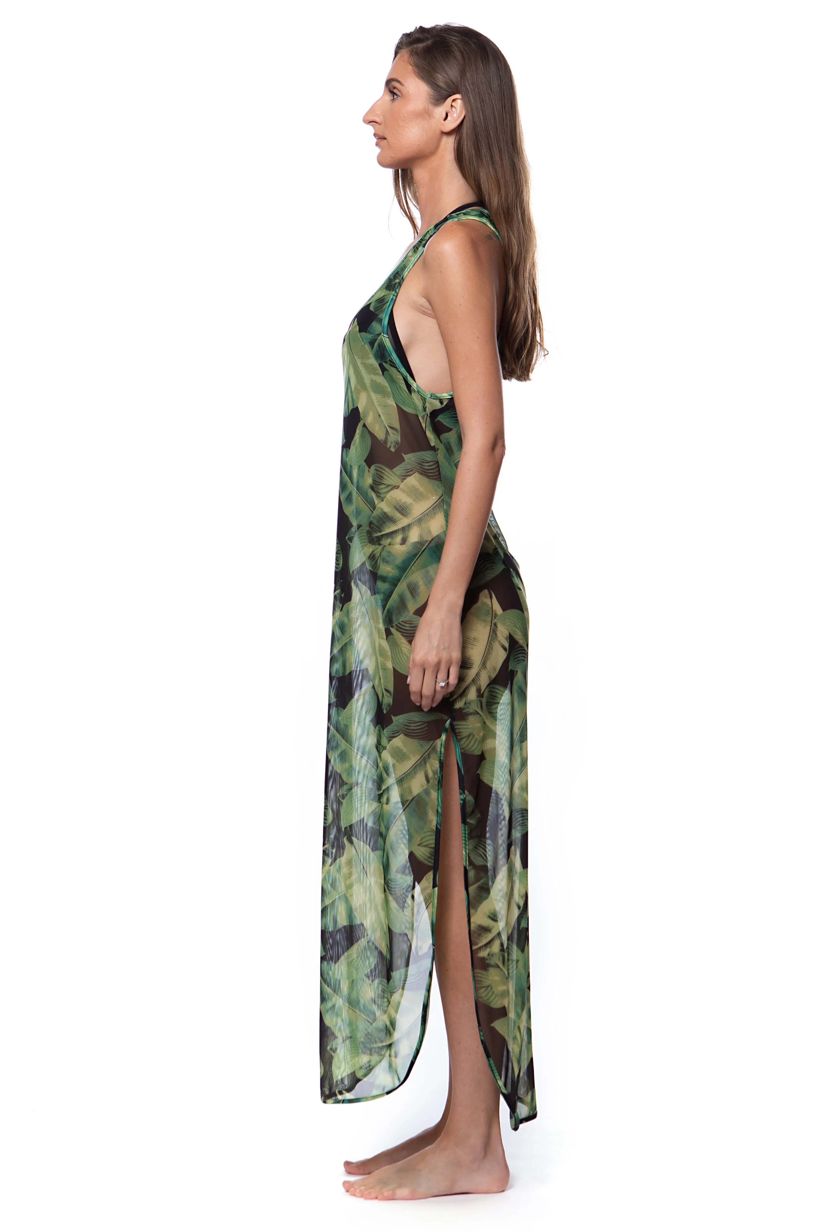 Mesh Tank Dress Coverup