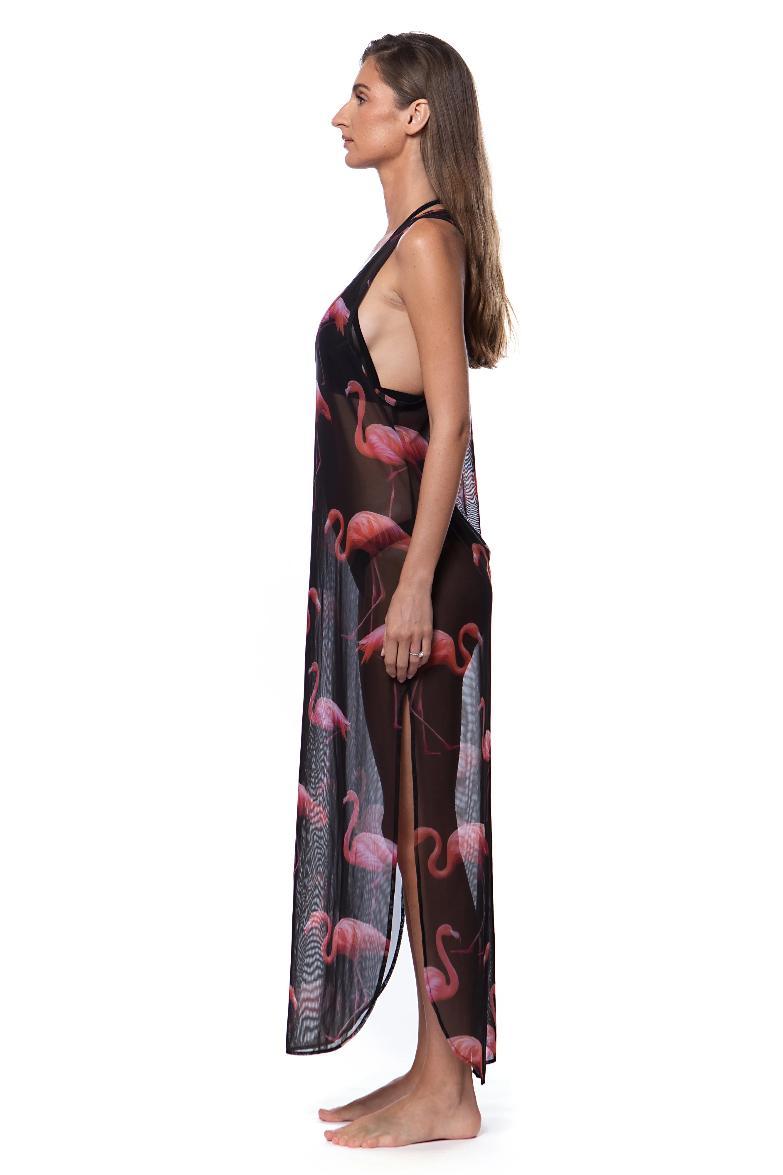 Mesh Tank Dress Coverup
