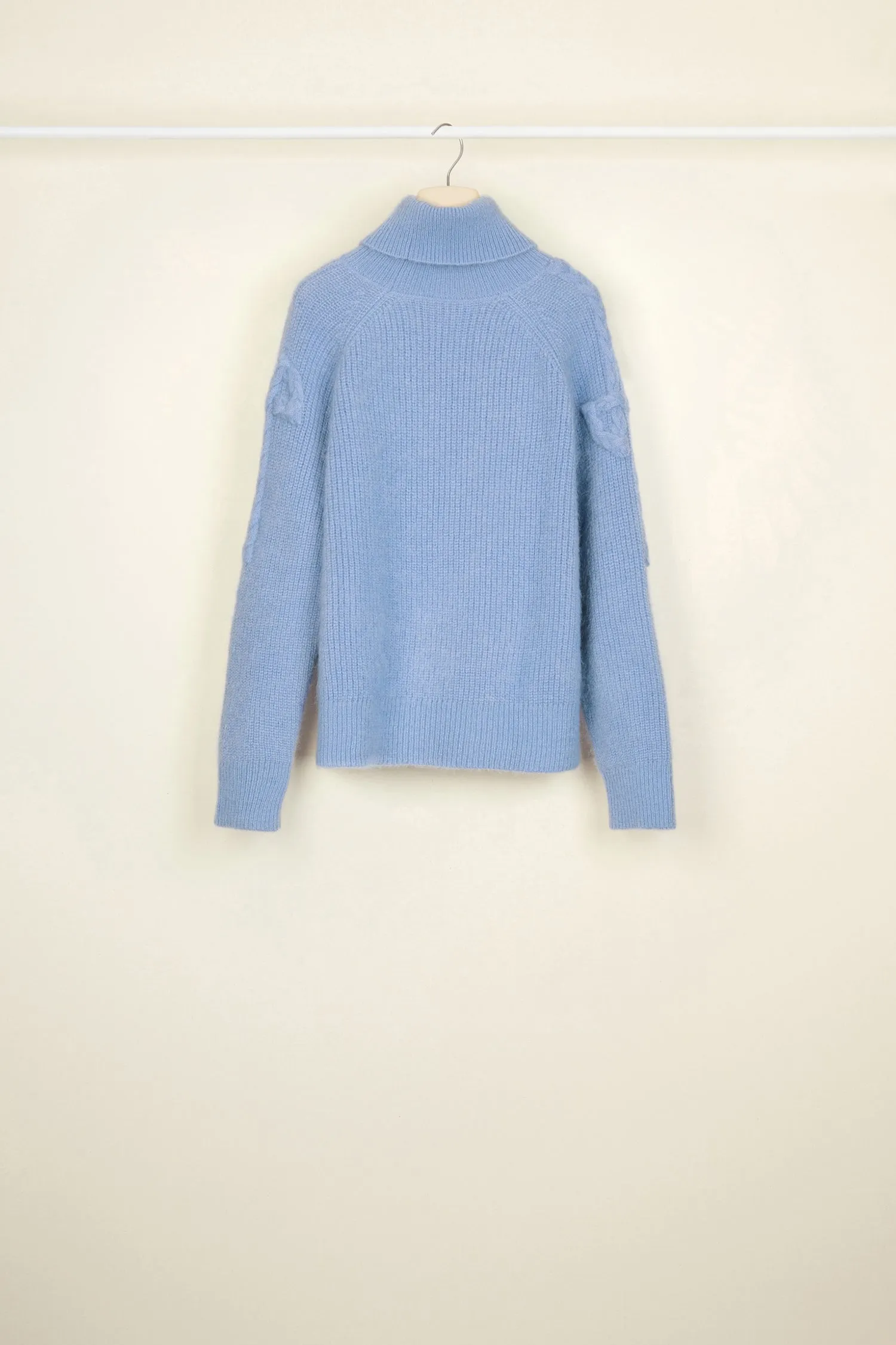 Mohair blend turtleneck jumper