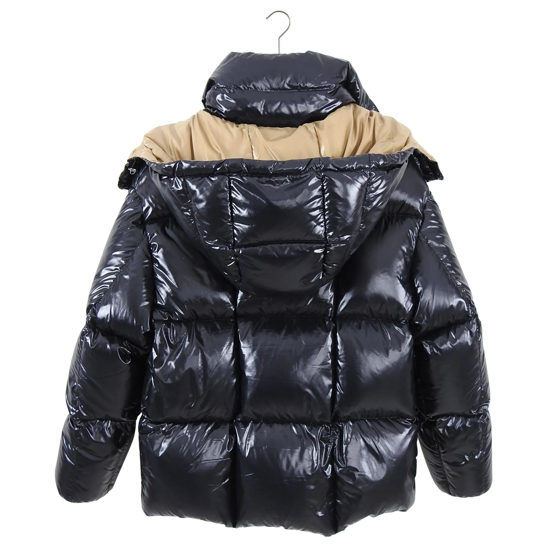 Moncler Parana Black Lacquer Puffer Jacket - S