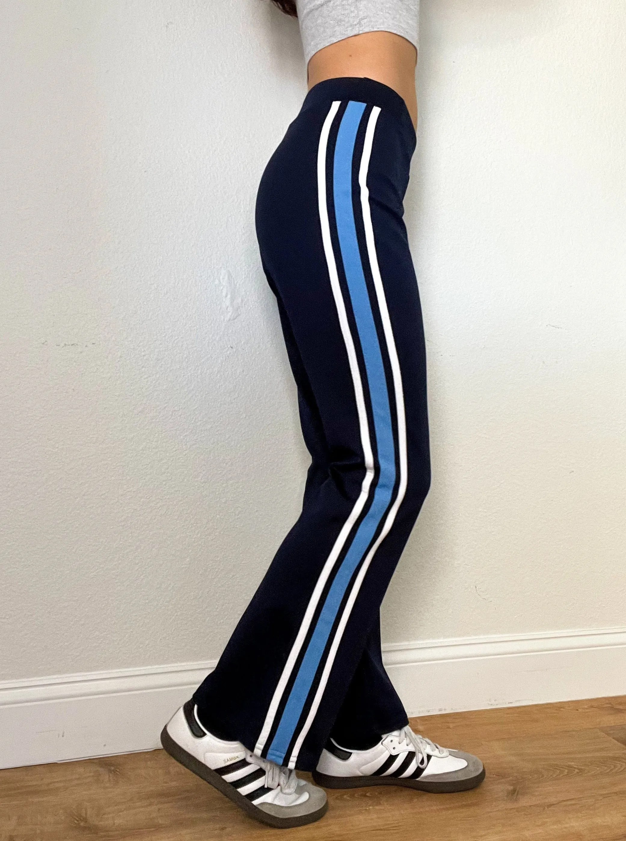 Navy Athletic Y2K Sporty Spice Pants (S)