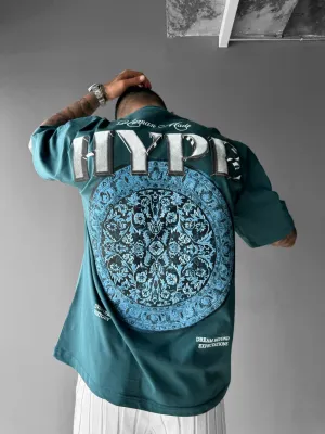 Oversize Hype T-Shirt - Petrol