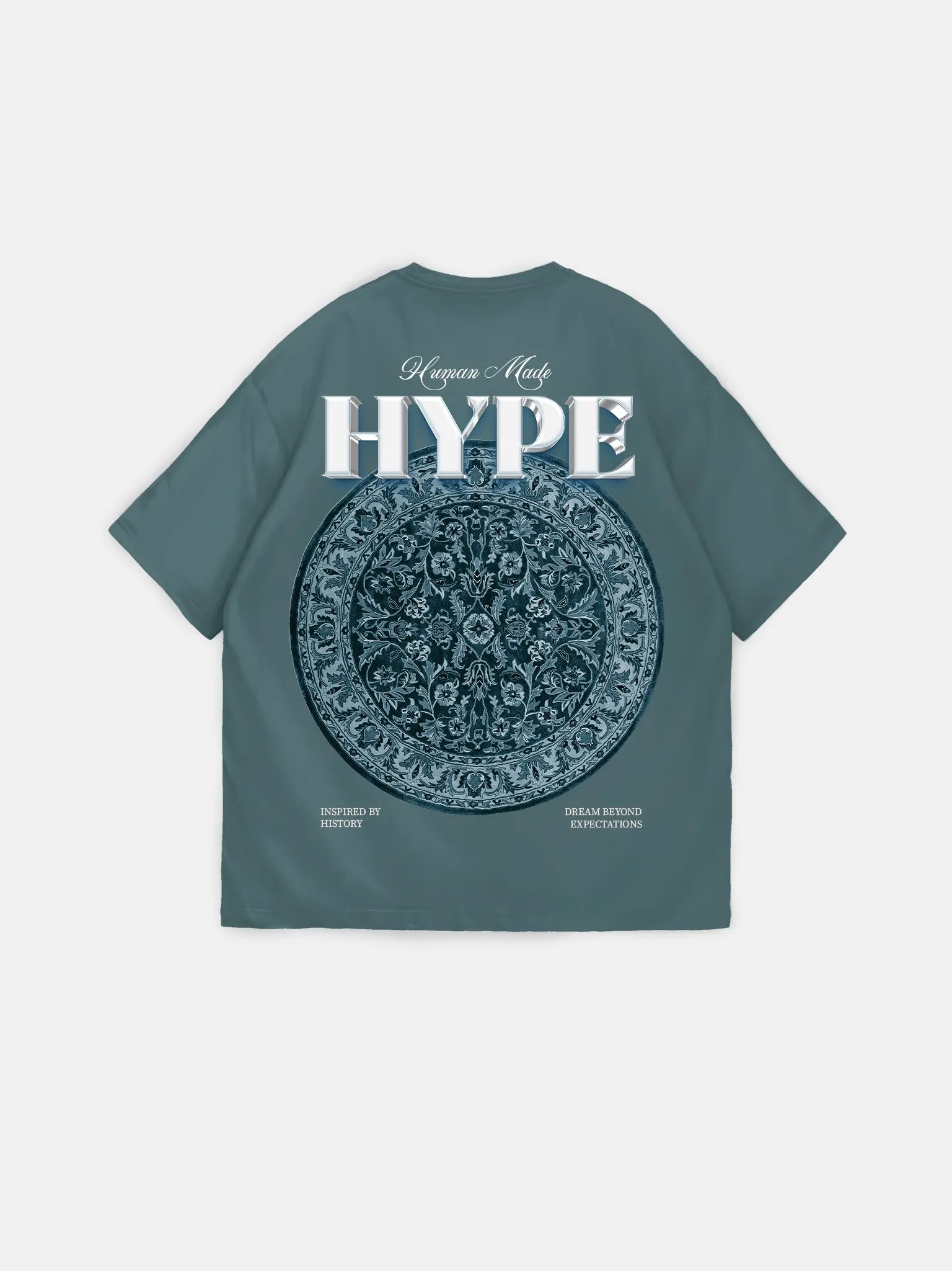 Oversize Hype T-Shirt - Petrol