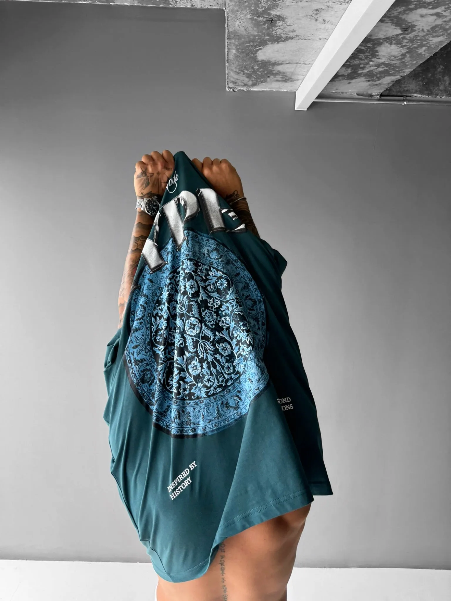 Oversize Hype T-Shirt - Petrol