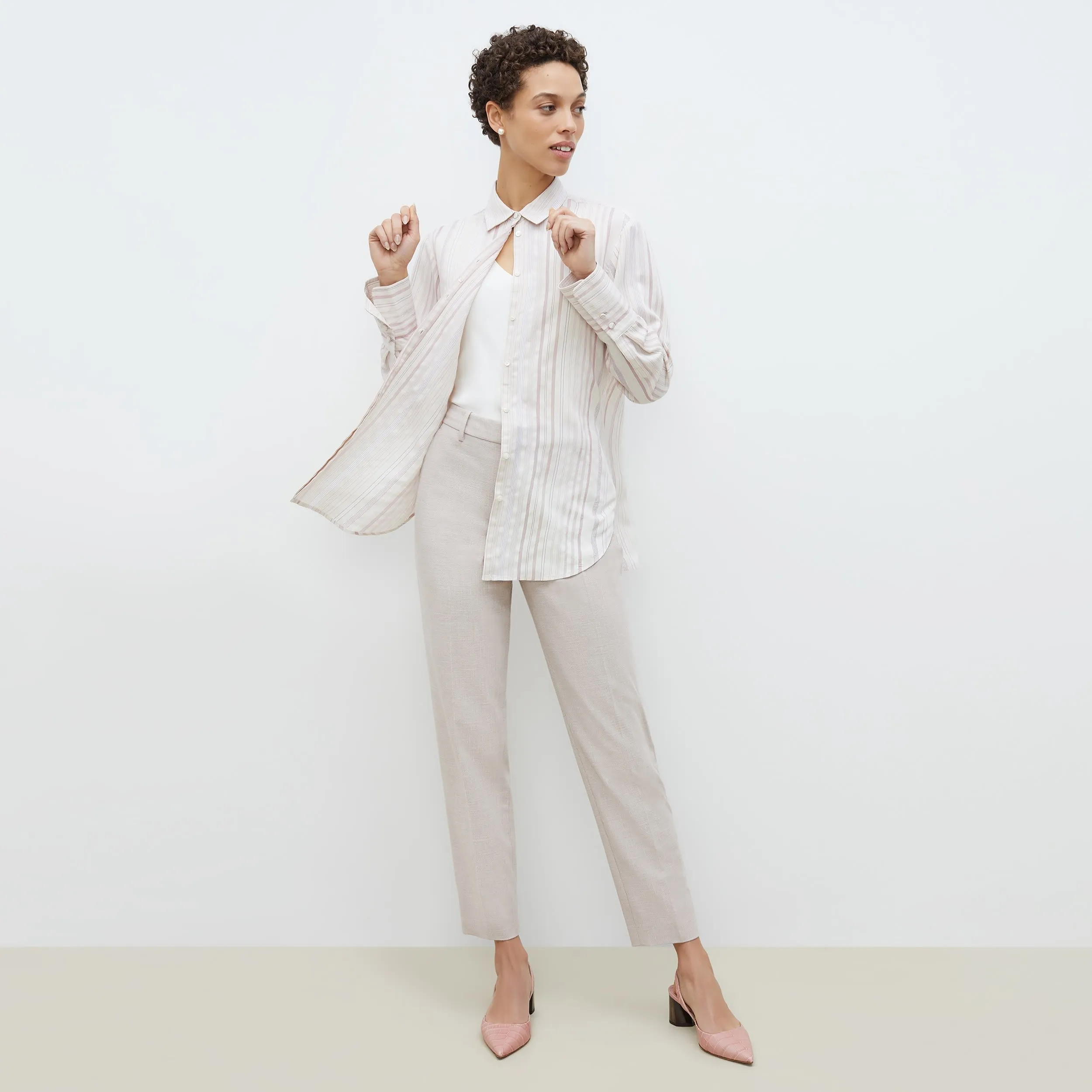 Peggy Top  -  Eco 365Knit :: Ivory
