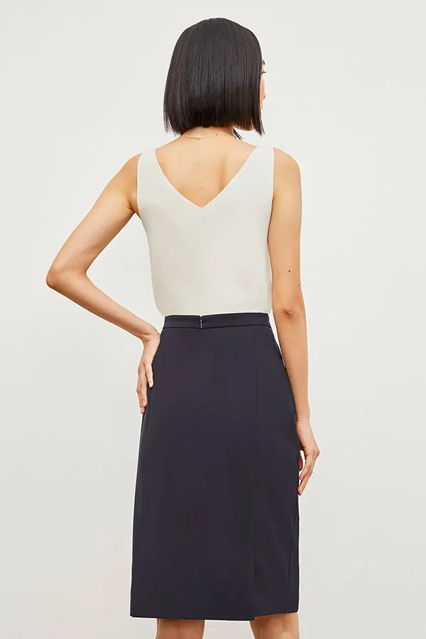 Peggy Top  -  Eco 365Knit :: Ivory