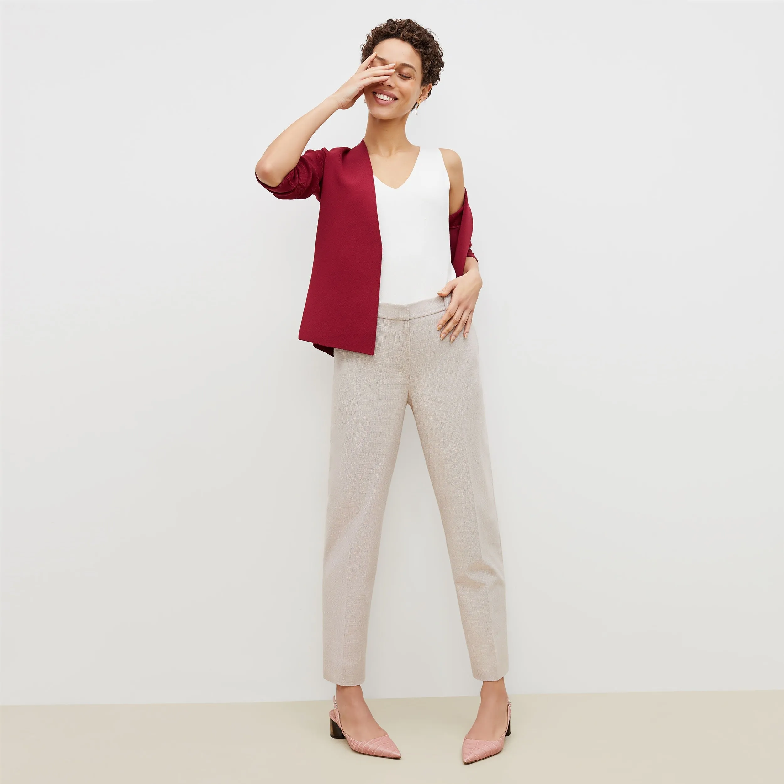 Peggy Top  -  Eco 365Knit :: Ivory