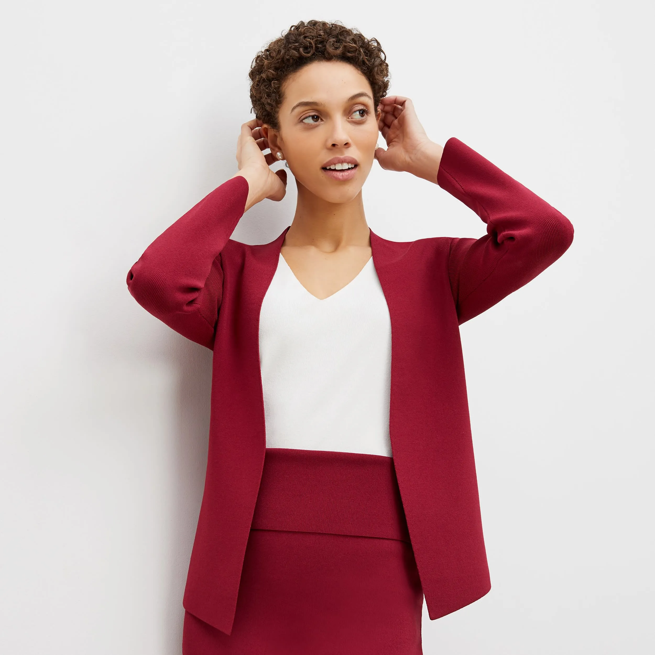 Peggy Top  -  Eco 365Knit :: Ivory