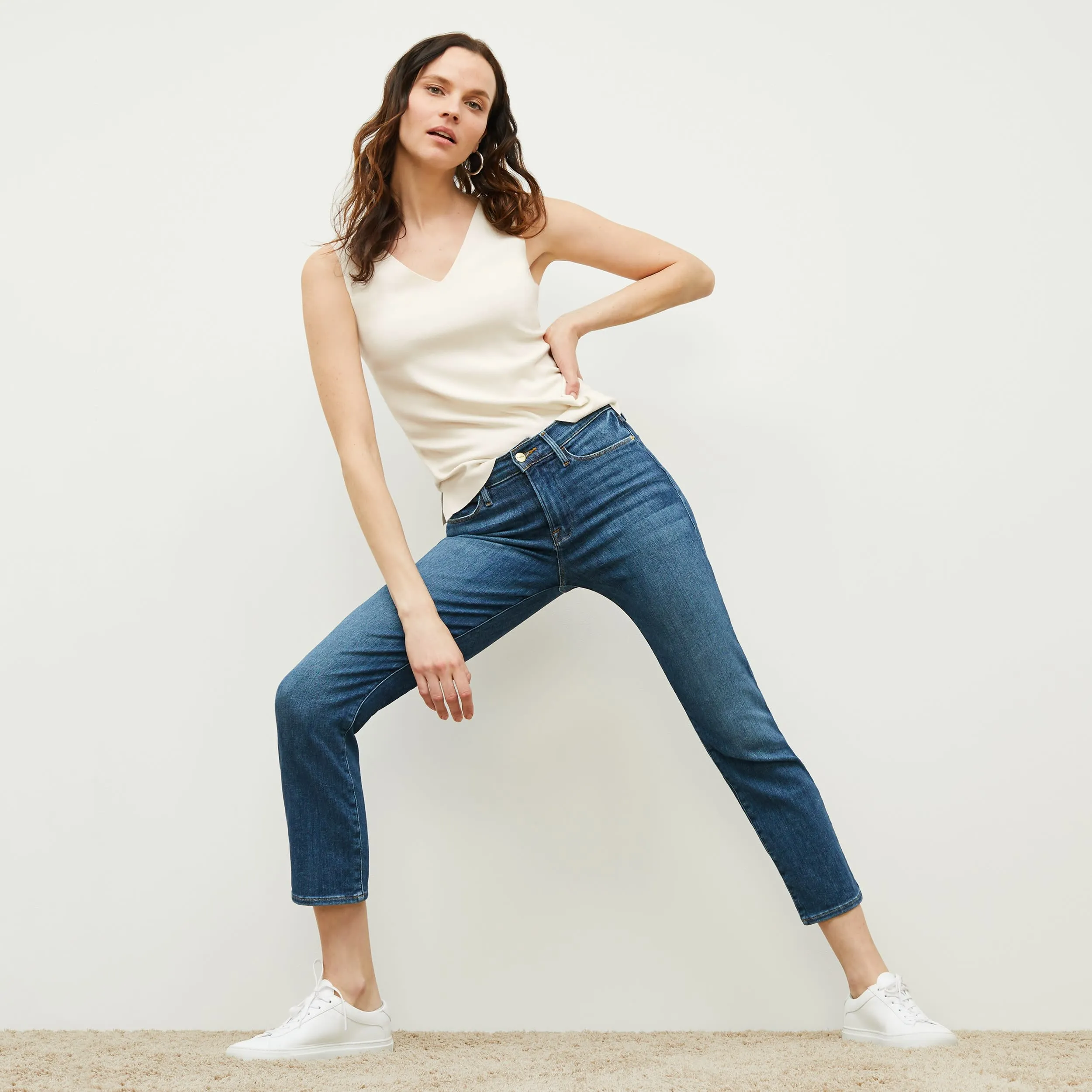 Peggy Top  -  Eco 365Knit :: Ivory