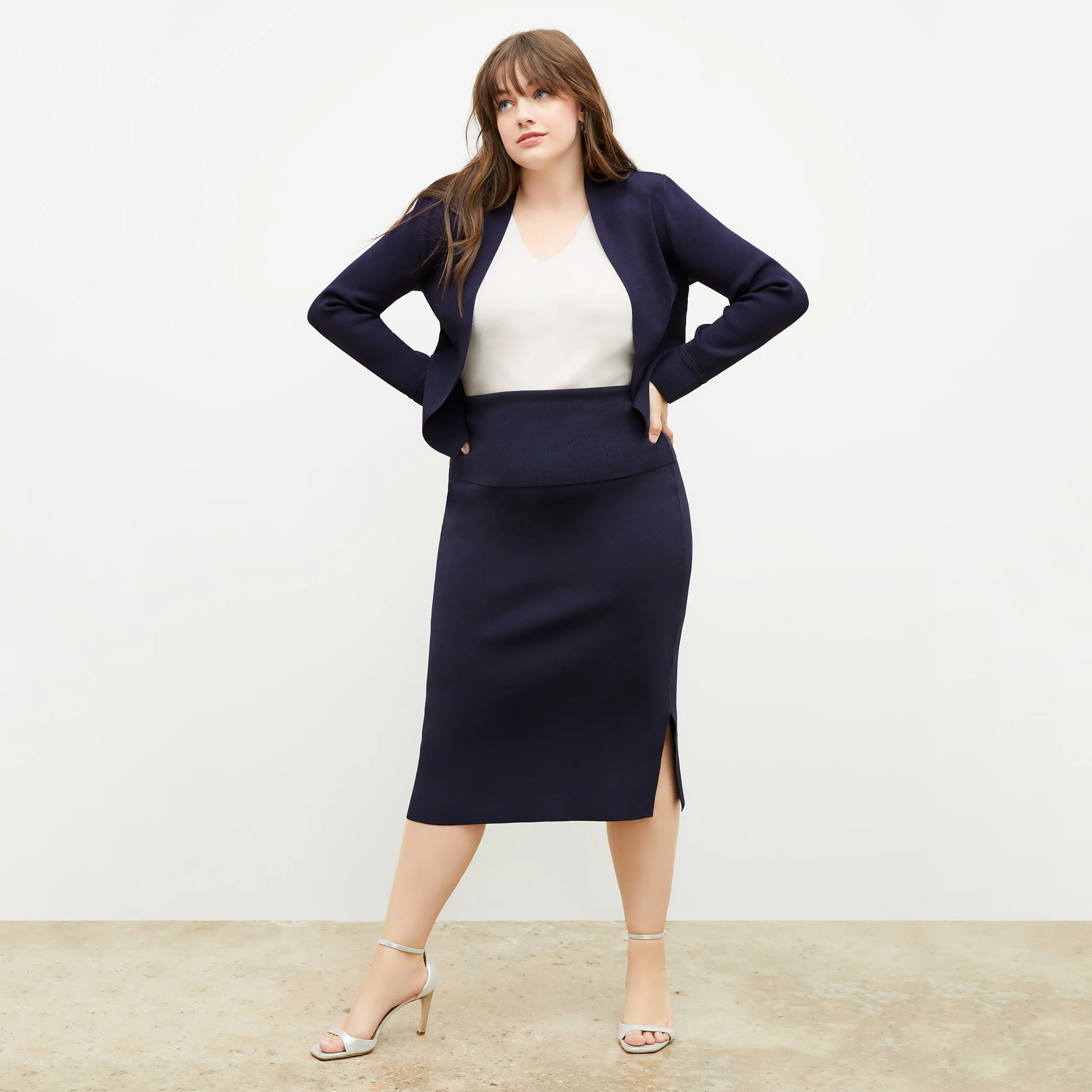 Peggy Top  -  Eco 365Knit :: Ivory