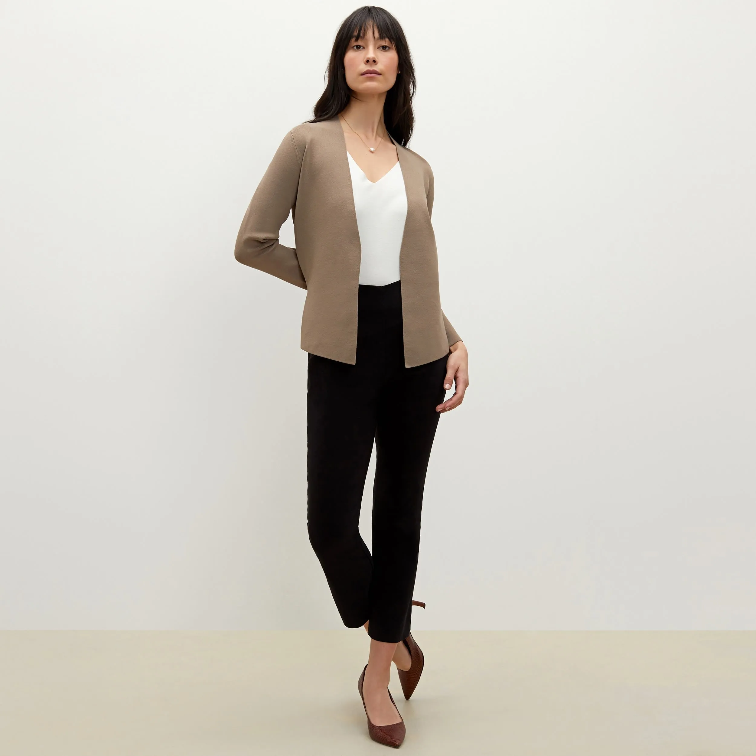 Peggy Top  -  Eco 365Knit :: Ivory