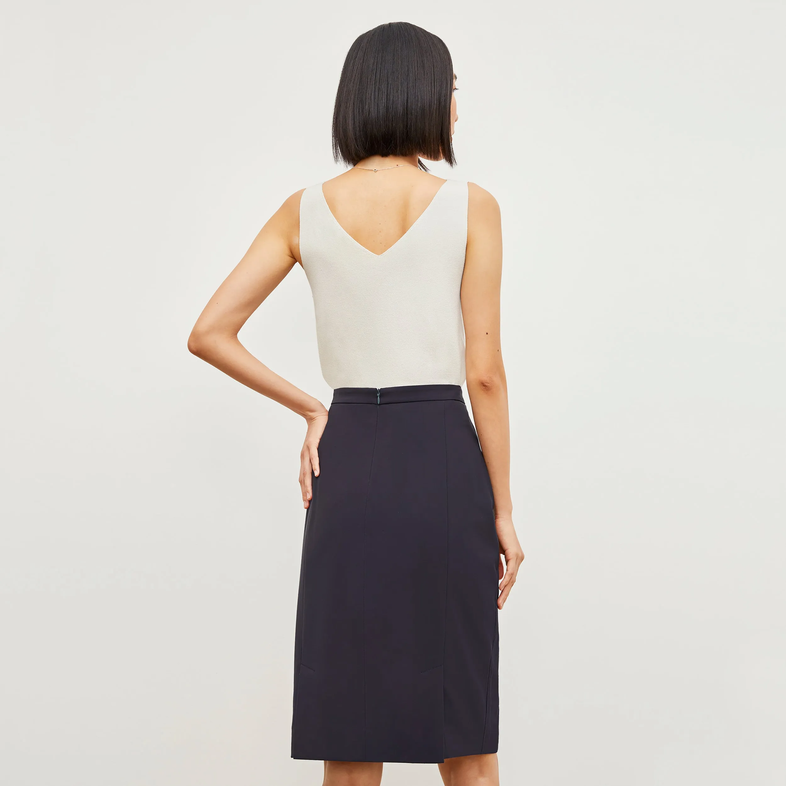 Peggy Top  -  Eco 365Knit :: Ivory