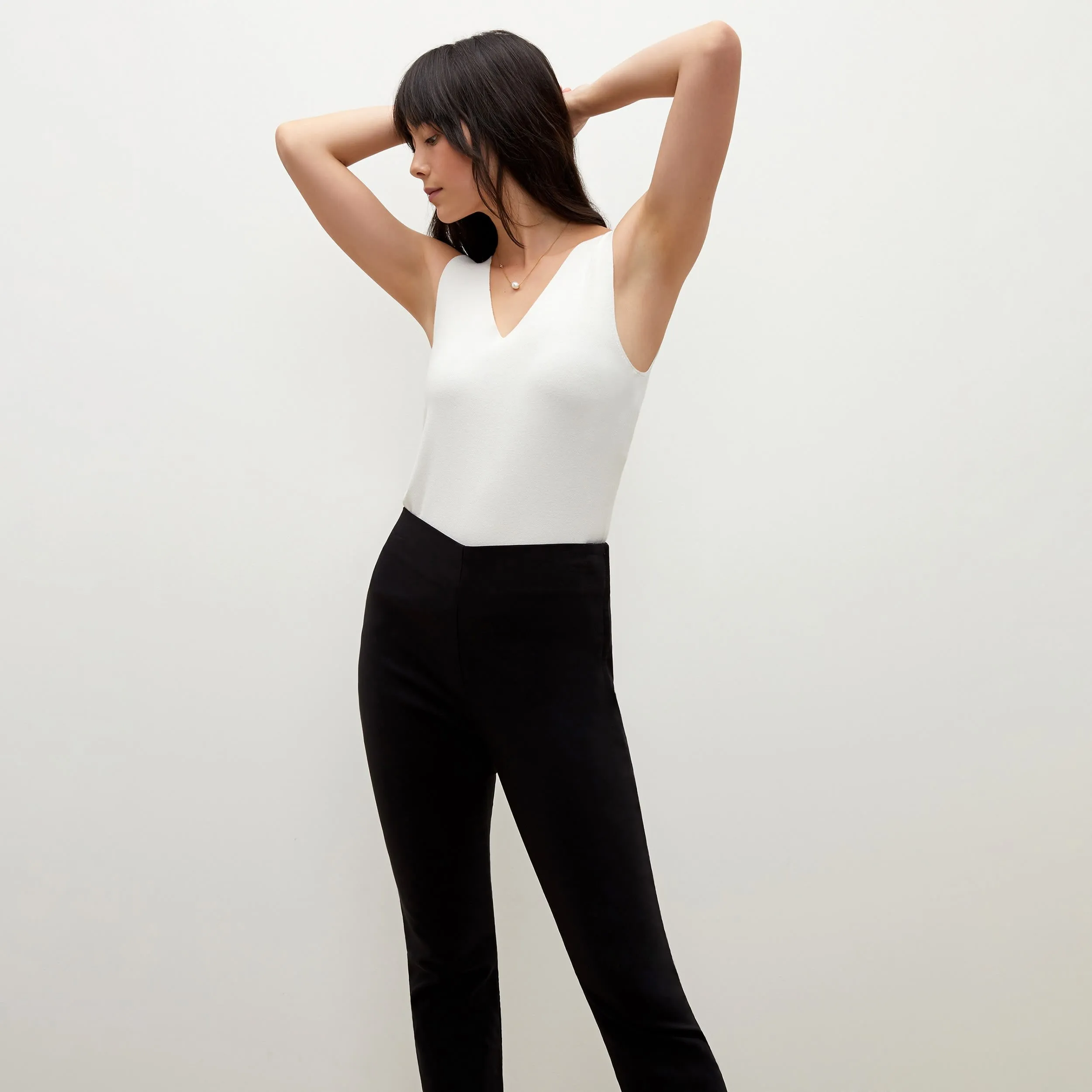 Peggy Top  -  Eco 365Knit :: Ivory