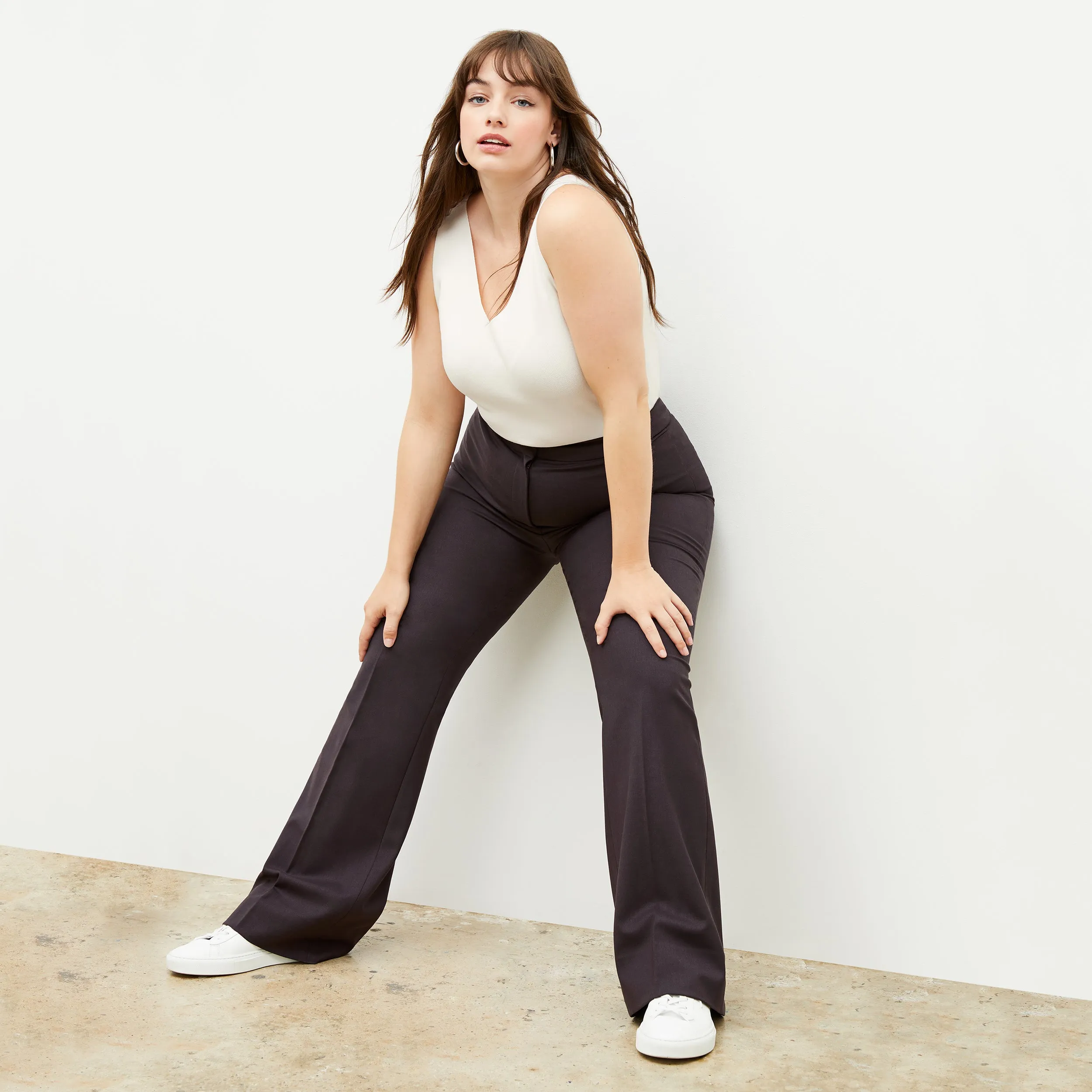 Peggy Top  -  Eco 365Knit :: Ivory