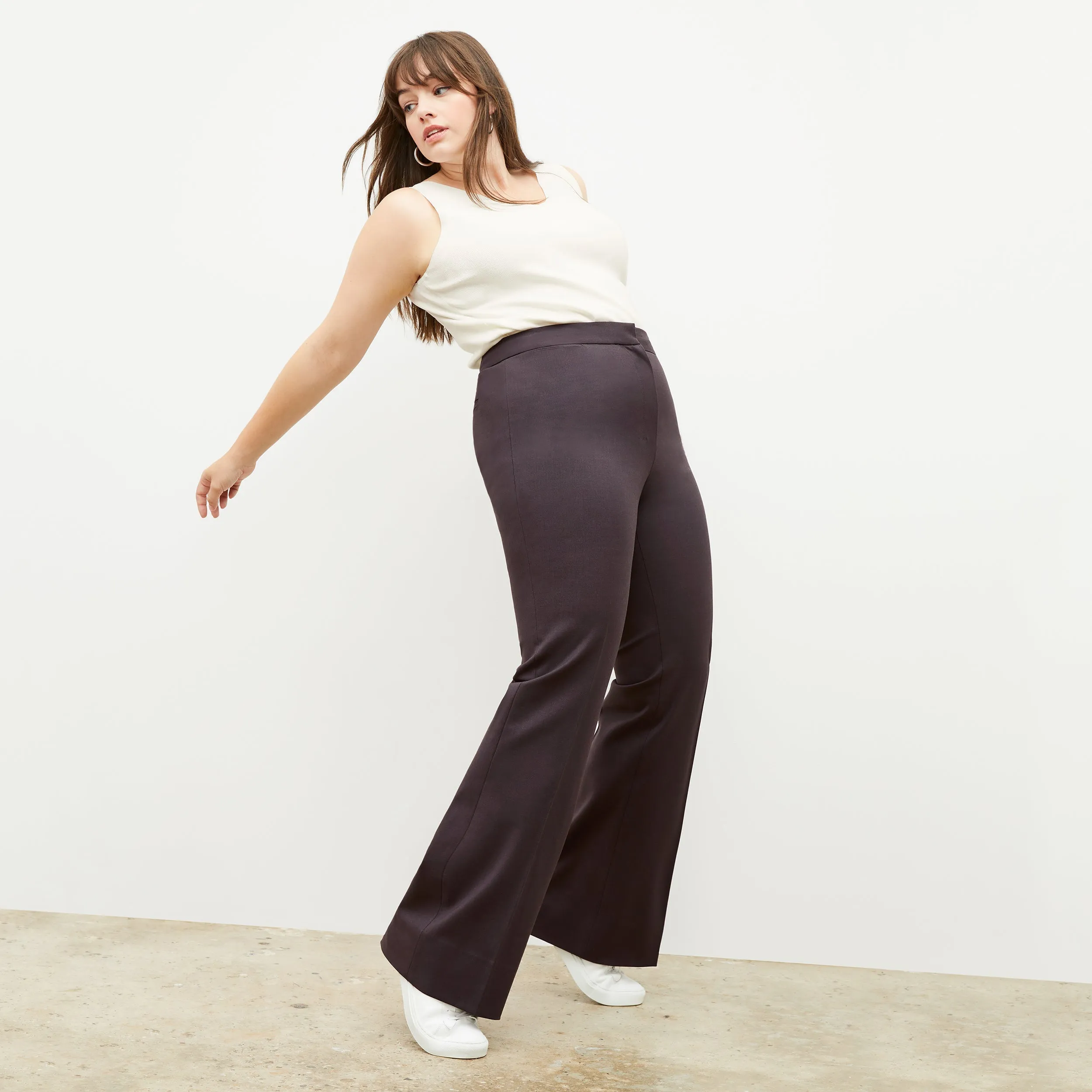 Peggy Top  -  Eco 365Knit :: Ivory