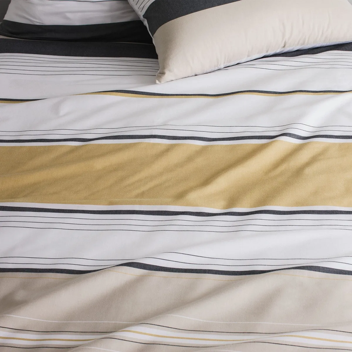 Perryn Flax Quilt Cover SET by Sheridan