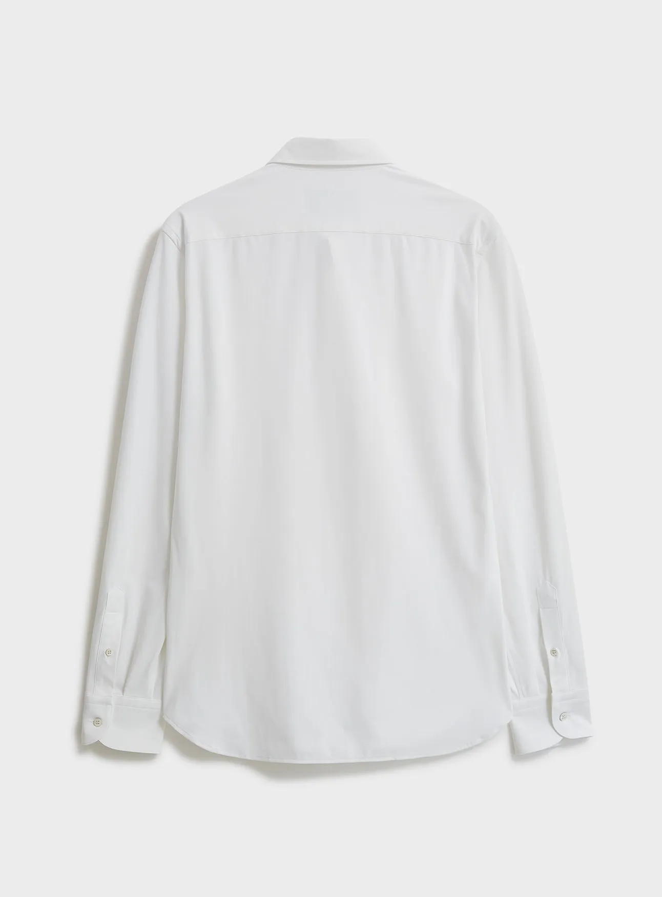 Recycled Italian White Cut Away Comfort Shirt