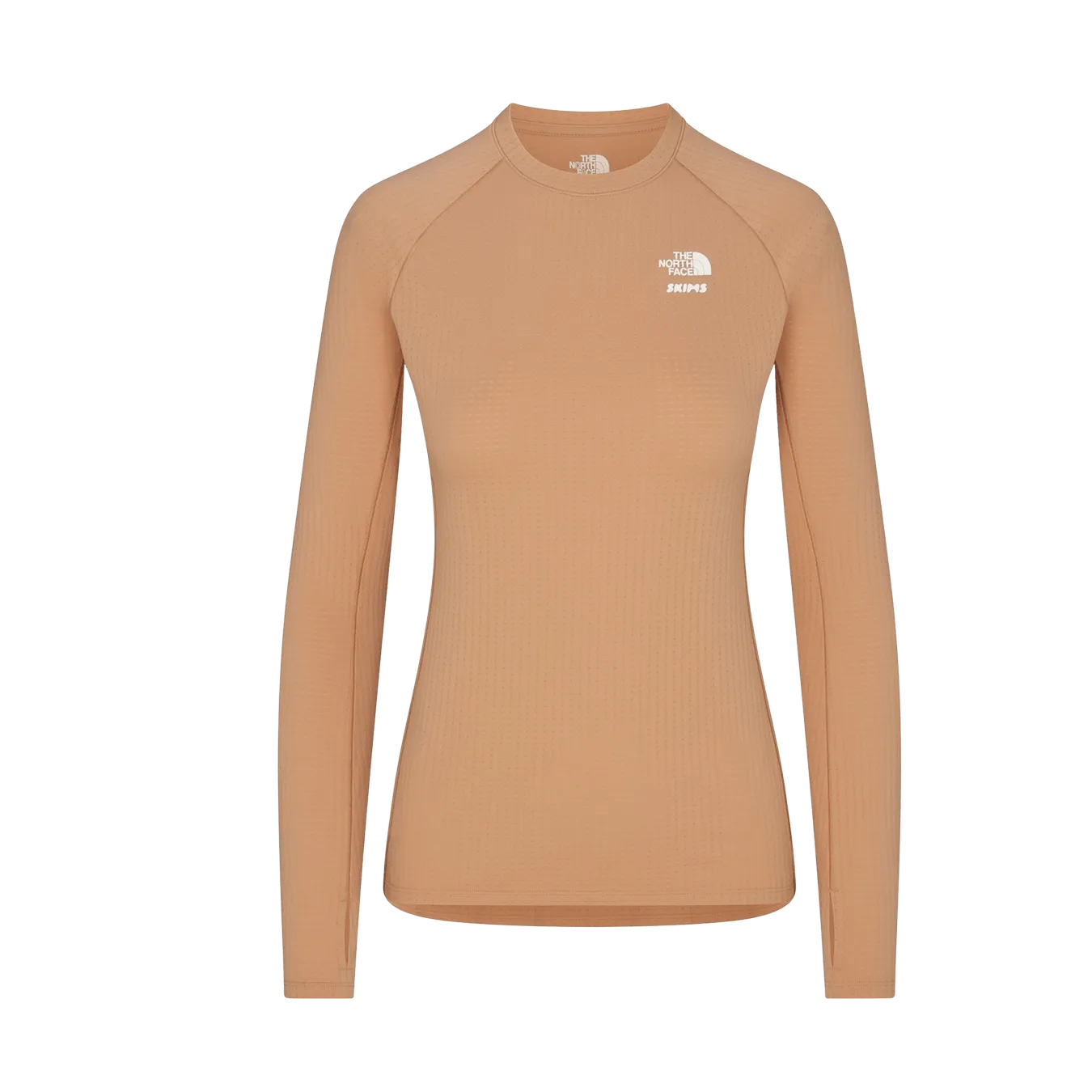 SKIMS x The North Face Dotknit Long Sleeve Top 'Ochre'