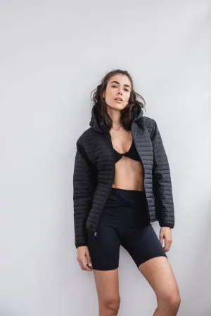 SKINNY BLK PUFFER